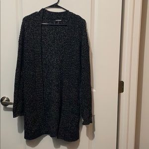 Express Long Knit Cardigan